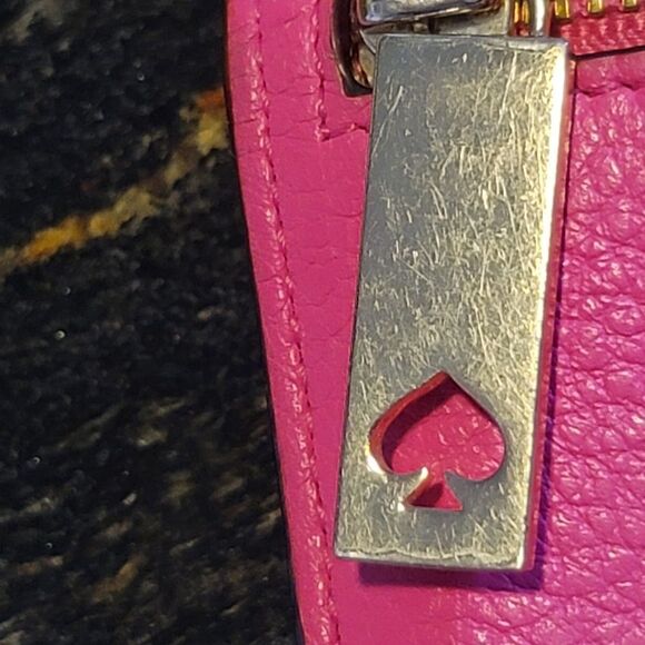 Kate Spade Pink Erin Logan Court Leather Wallet With Wrist Strap - GUC - Picture 16 of 16